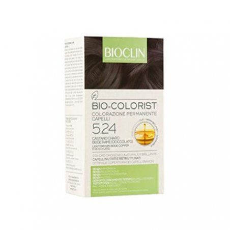 BIOCLIN Bio Colorist Permanent Hair Color 5.24 Light Chestnut Beige Copper