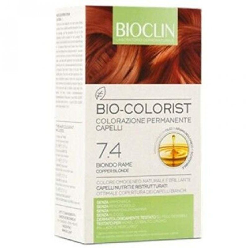 BIOCLIN Bio Colorist Permanent Hair Color 7.4 Copper Blonde