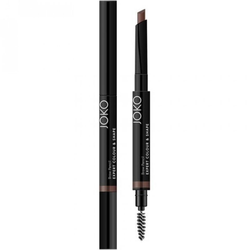 JOKO Expert Colour & Shape Brow Pencil Waterproof Automatic with Brow Brush Black