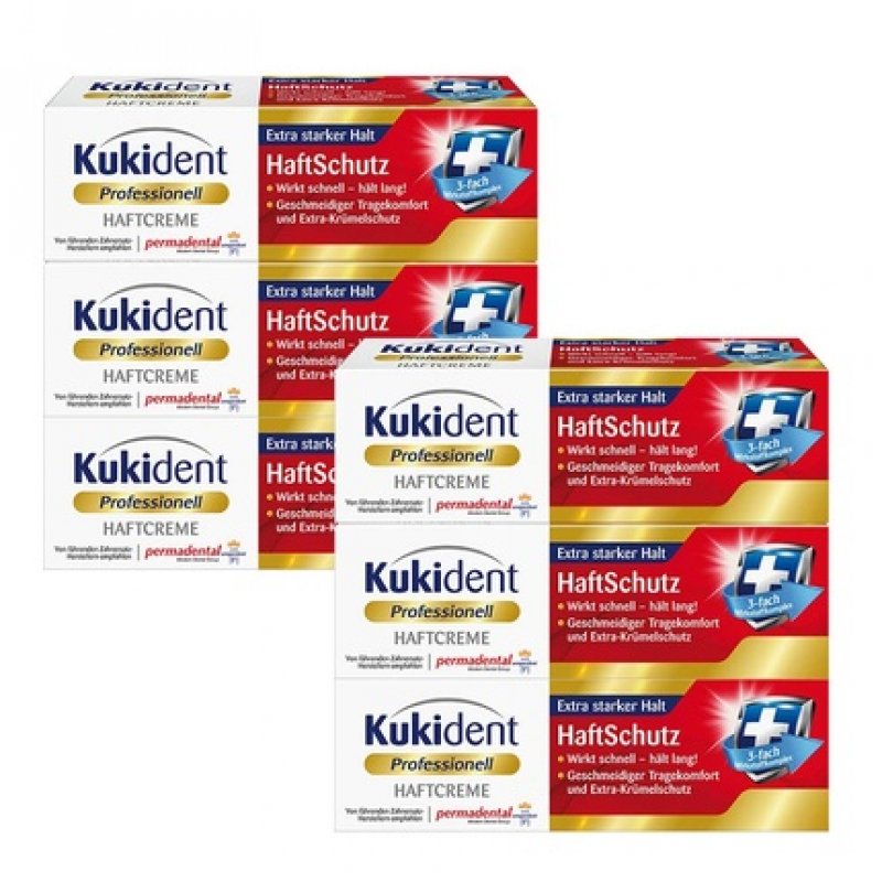 Kukident Adhesive Cream Strong Adhesive Protection 40g