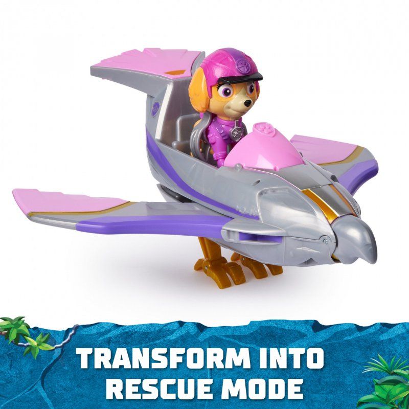PAW Patrol - Pat Patrouille - Véhicule Figurine Stella Jungle Pups - Voiture Figurine Pat Patrouille À