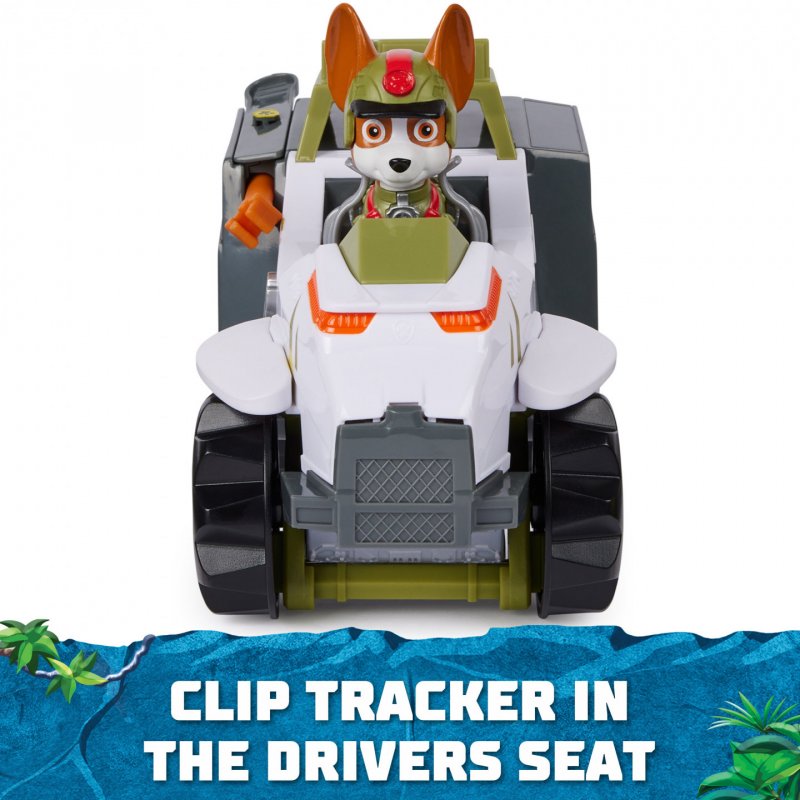 PAW Patrol Jungle Pups, Tracker’s Monkey Vehicle, Toy Truck with Collectible Action Figure, Kids Toys for Boys &