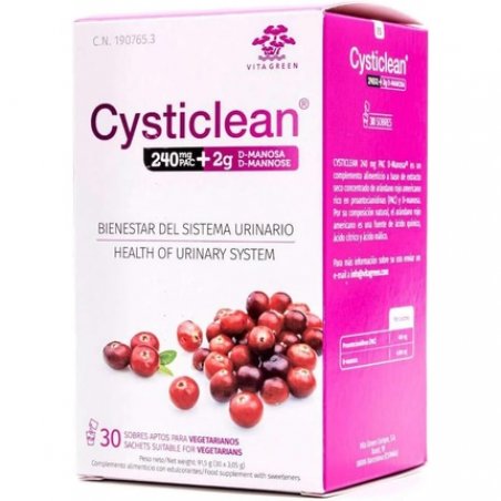 Cysticlean Pac with D-Mannose 30 Sachets