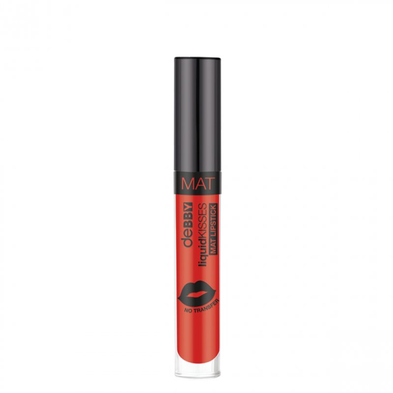 Debby Liquidkissed Matte Lipstick, 07, Fire Red