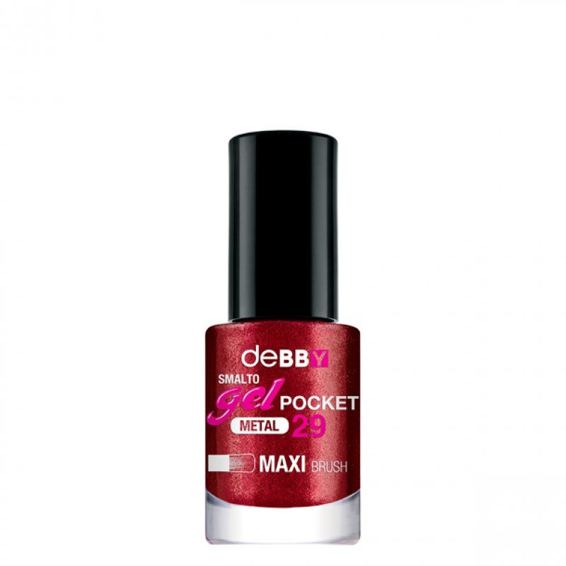 deBBY Gel Pocket vernis à ongles 4,5 ml Rouge Métallique