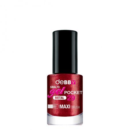 deBBY Gel Pocket vernis à ongles 4,5 ml Rouge Métallique