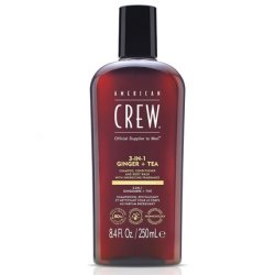 American Crew 3-IN-1 Ginger Tea Shampoo, Conditioner and Body Wash 8.4 Fl Oz