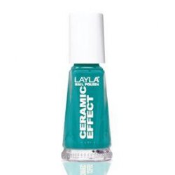 Layla Cosmetics Smalto Layla Ceramic Effect vernis à ongles 10 ml Vert Gloss