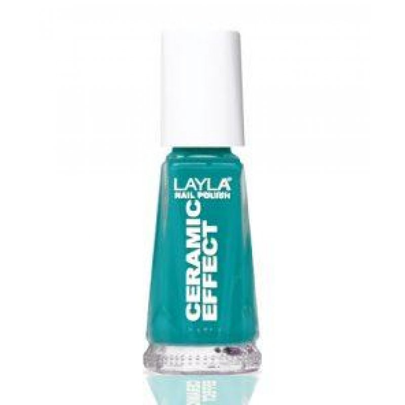Layla Cosmetics Smalto Layla Ceramic Effect vernis à ongles 10 ml Vert Gloss