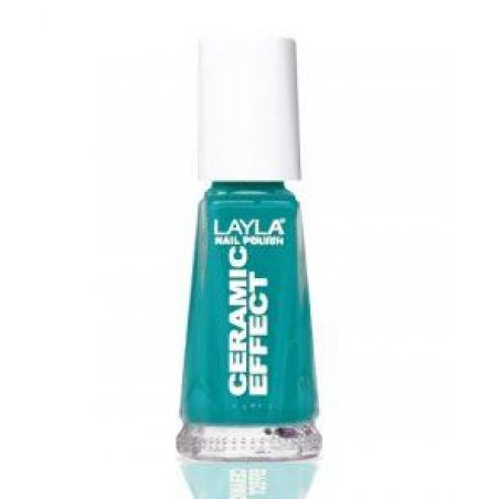 Layla Ceramic Effect Miami Green Nail Polish N.42
