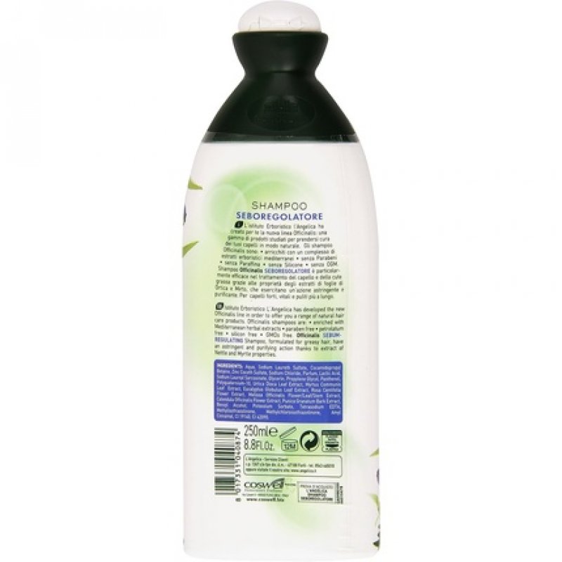 The Angelica Seboregulating Shampoo with Nettle and Myrtle 250ml