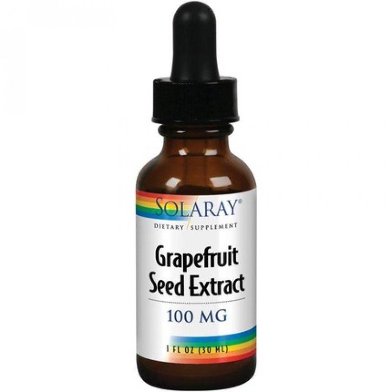 SOLARAY Grapefruit Seed Extract 100mg Unflavored Liquid for Healthy Immune System and Digestion Support 1 Fl. Oz. - 100