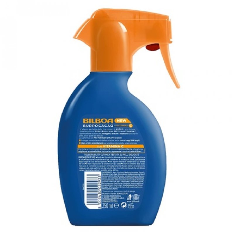 Bilboa Sun Spray Trigger Butter Dish SPF 20 250ml