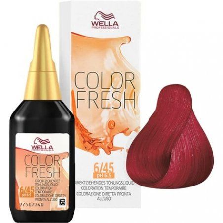 Wella Color Fresh 6/45 Dark Red Mahogany Blonde 75ml