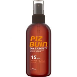 Piz Buin Tan & Protect Tan Accelerating Oil Spray with SPF 15 150ml