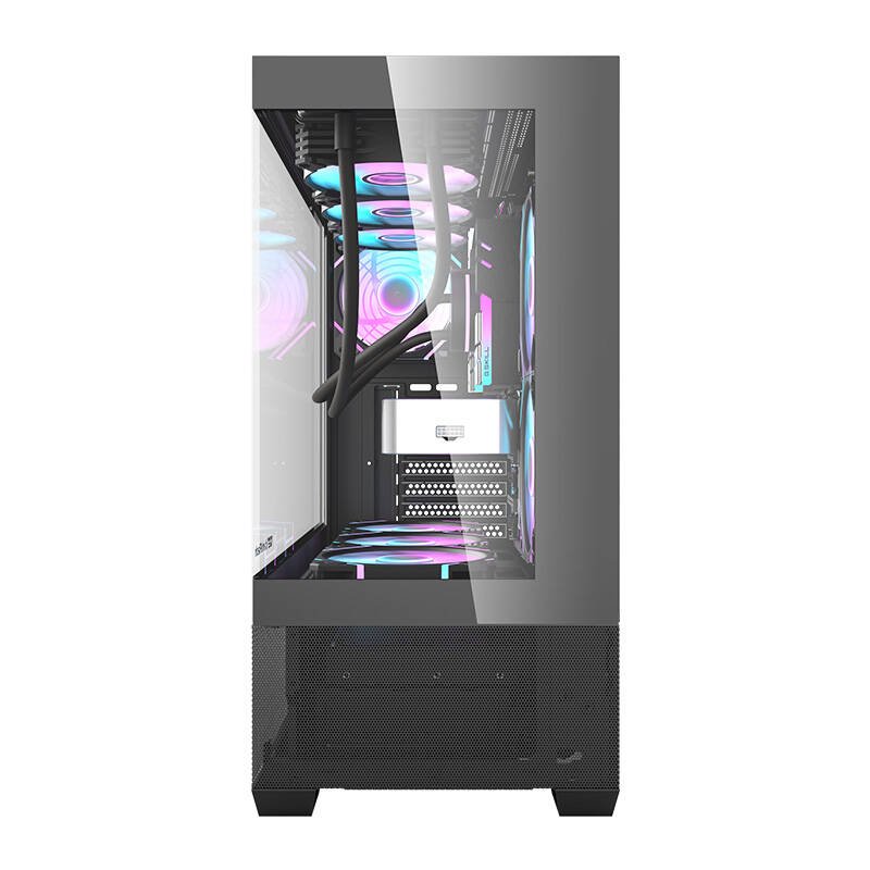 Darkflash DS900 AIR computer case (black) 7 ARGB fans