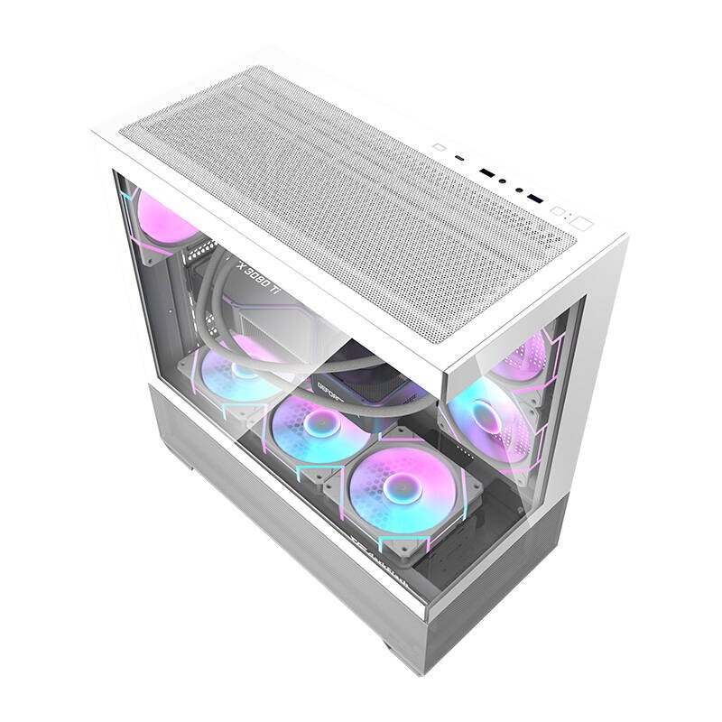 Computer case Darkflash DS900 AIR (white) 7 ARGB Fans