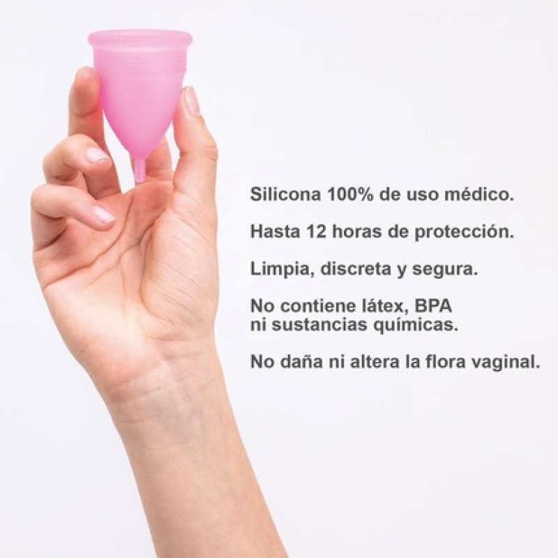 FARMA INCA Menstrual Cup Sizes S, M, and L - Medical Grade Silicone, Hypoallergenic, 100% Safe, Easy to Use, Up to 12