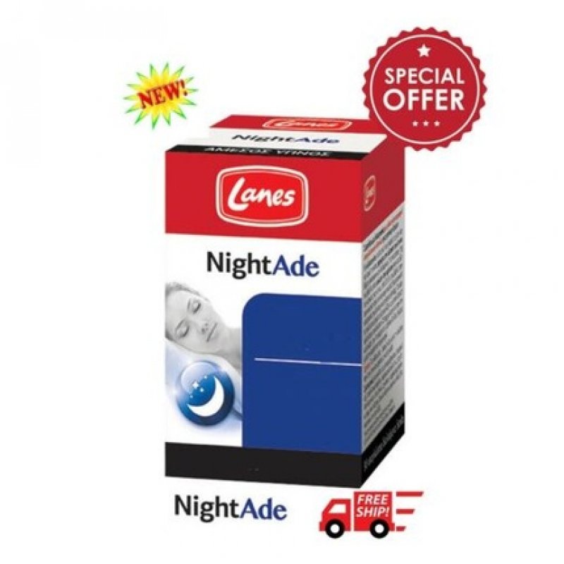 Lanes NIGHTADE Sublingual Herbal Sedative Insomnia 90 Tablets