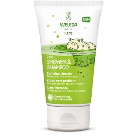 Weleda Kids 2in1 Shower & Shampoo 150 ml 2-en-1 Cheveux et corps Non-professionnel Enfants