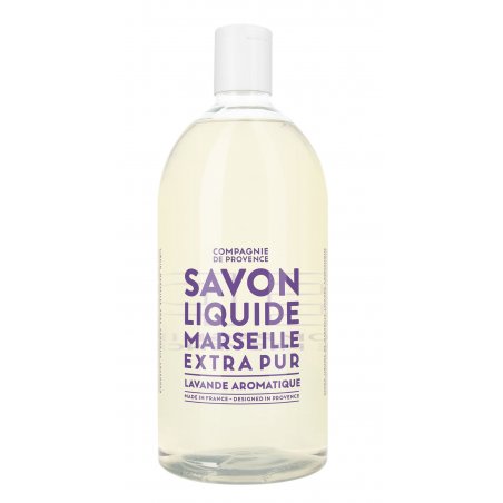 COMPAGNIE DE PROVENCE - Liquid Marseille Soap Aromatic Lavender Refill 1000 ml