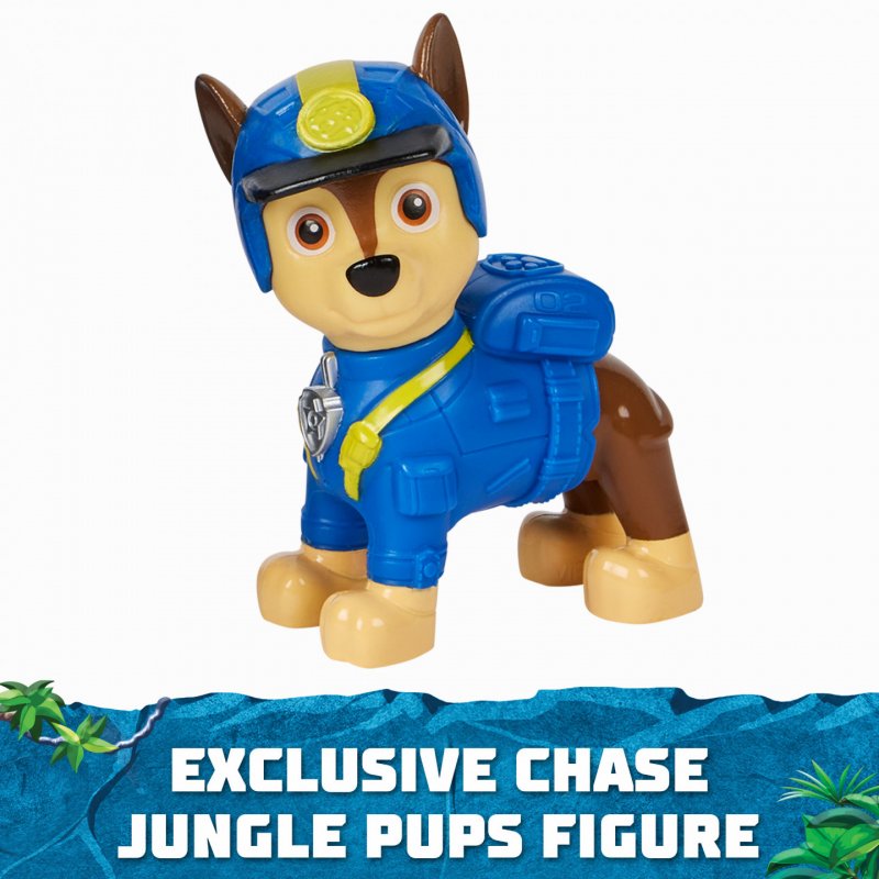 PAW Patrol Jungle Pups, Chase Tiger Vehicle, Toy Truck with Collectible Action Figure, Kids Toys for Boys & Girls Ages