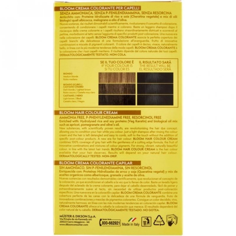 Dikson Bloom Color Cream 100 Black