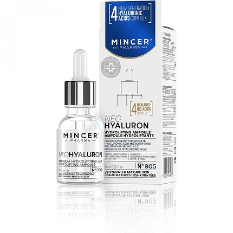 Mincer Pharma Neo Hyaluron Hydrolifting Moisturizing Lifting Ampoule with Hyaluronic Acid 15ml