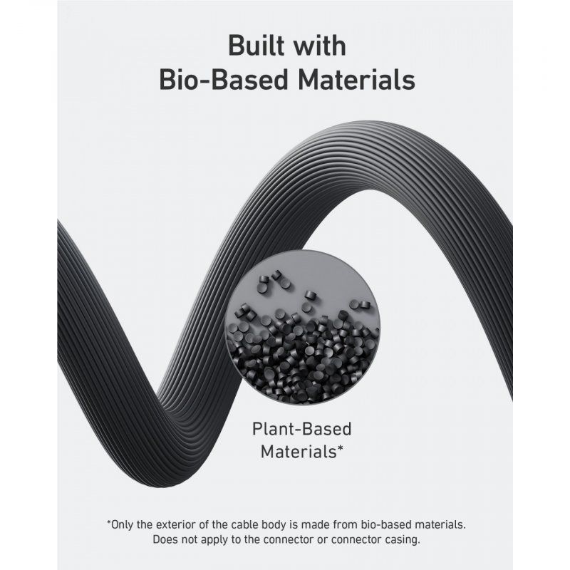 Anker 543 USB cable 1.8 m USB C Black