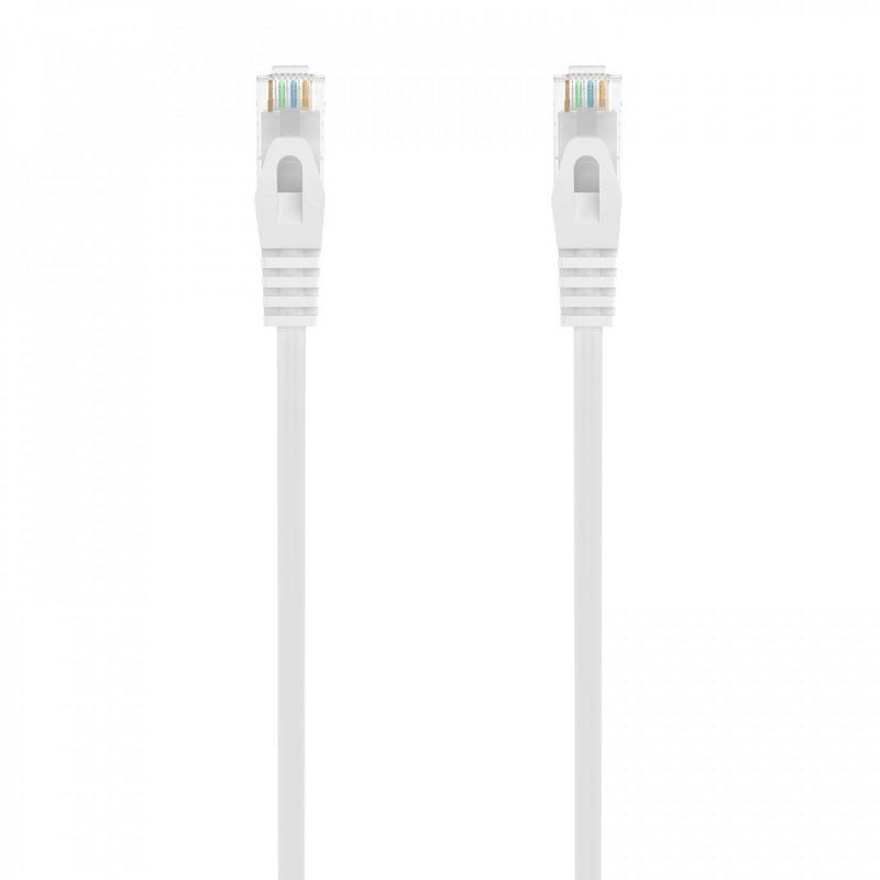 CABLE RED AISENS LATIGUILLO RJ45 LSZH CAT.6A UTP AWG24 25CM BLANCO