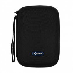 AISENS ASBG-003-BK Housse de disques de stockage Oxford Noir