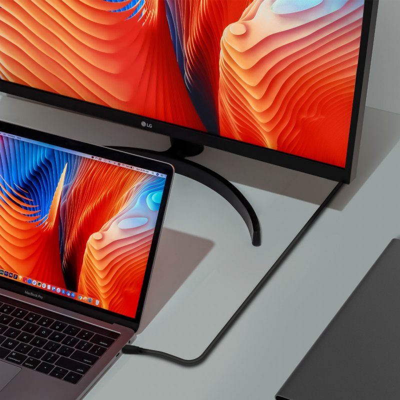 CABLE AISENS USB 3.2 GEN2X2 20GBPS 8K30HZ 5A 100W USB-C 1.0M