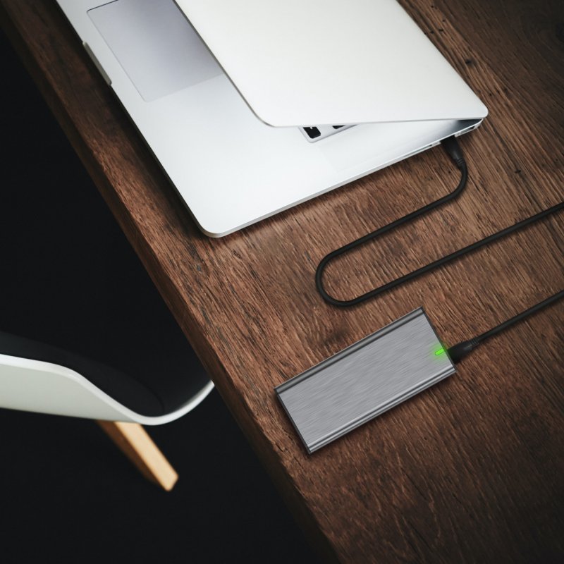 AISENS USB 3.2 Gen2X2 20Gbps 8K@30Hz 5A 100W E-Marker Cable, Type USB-C/M-USB-C/M, Black, 2.0m