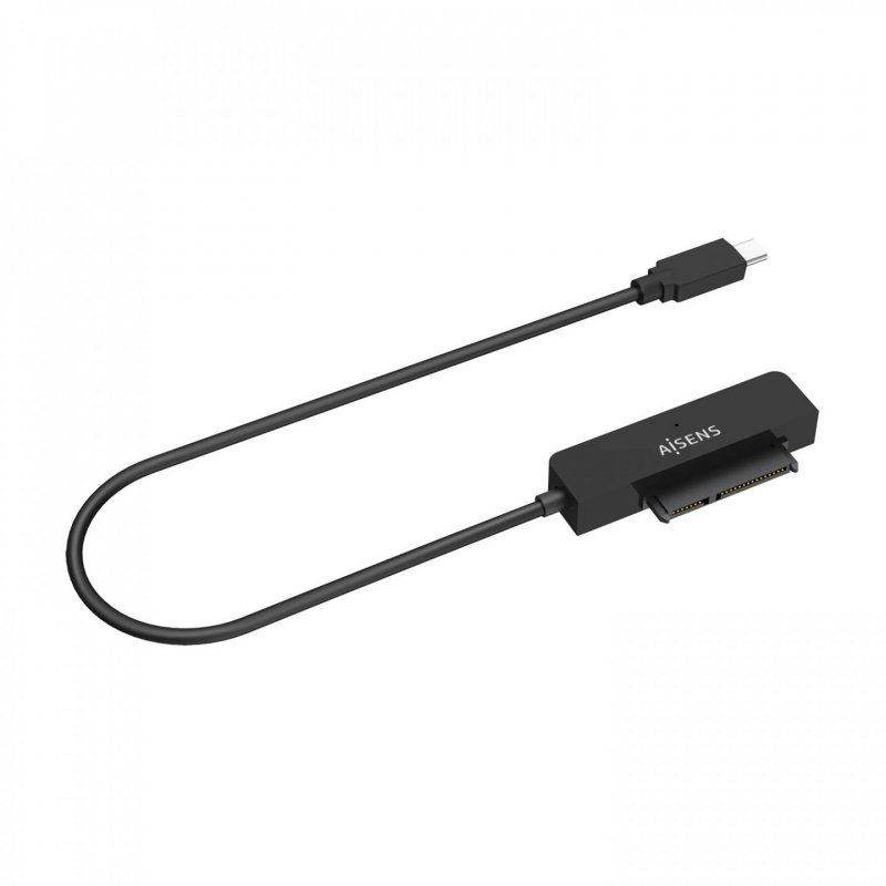 ADAPTADOR AISENS SATA A USB-C USB 3.0/3.1 GEN1 DISCOS 2.5 NEGRO