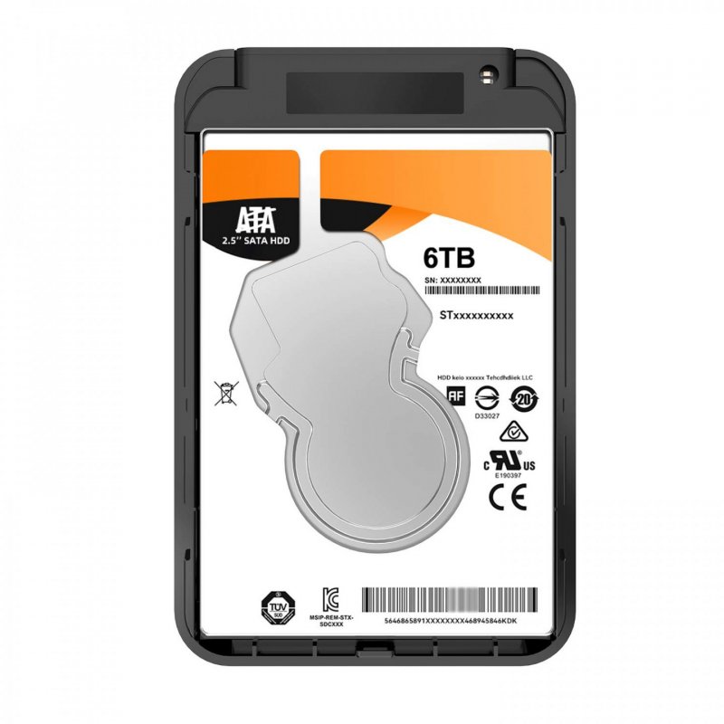 CAJA EXTERNA AISENS 2.5 ASE-2521B 9.5MM SATA A USB3.1 GEN1 NEGRA