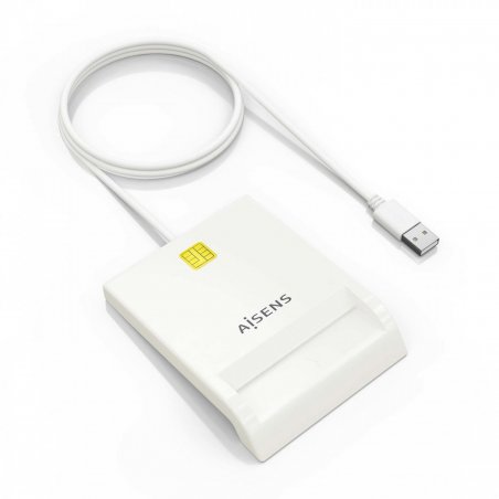 AISENS ASCR-SN07-W lecteur de cartes à puce Intérieure USB USB 2.0 Blanc
