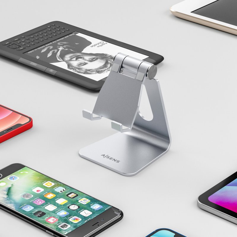 AISENS MS1PM-081 support Support passif Mobile/smartphone, Tablette / UMPC Argent