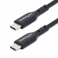 StarTech.com 1m (3ft) USB C Charging Cable, USB-C Cable, USB 2.0 Type-C Laptop Charger Cord, 60W 3A Power Delivery, TPE