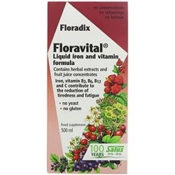 FLORADIX Floravital Iron and Herbs Liquid Formula 500ml