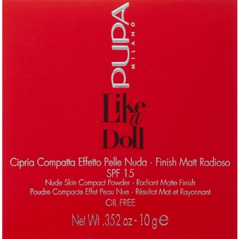 Pupa Like A Doll Nude Skin Compact Powder 001 Porcelain