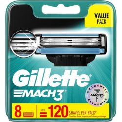 Gillette MACH3 Razor Blades 8 Pack of Refills 8 Count