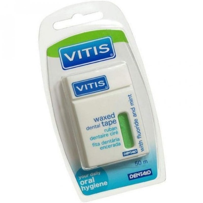 Vitis Dental Tape Waxed with Fluoride and Mint
