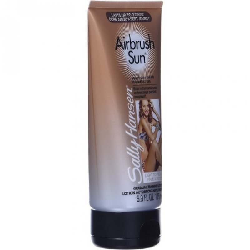 Sally Hansen Airbrush Sun Gradual Tanning Lotion 01 Light To Medium for Women 5.9oz