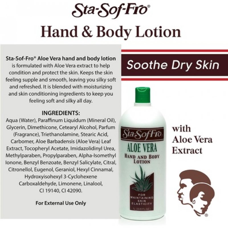 Sta-Sof-Fro Aloe Vera Hand and Body Lotion 1L