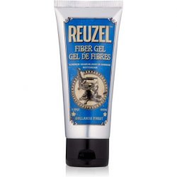 Reuzel Fiber Gel for Men Alcohol Free Formula Subtle Sugary Rum Fragrance Non Sticky and Flake Free Adds Fullness and