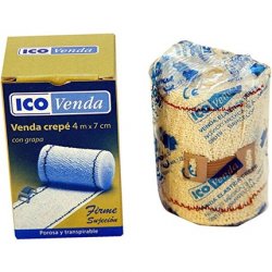 Venda Crepe Elastic Bandage 4m x 10cm