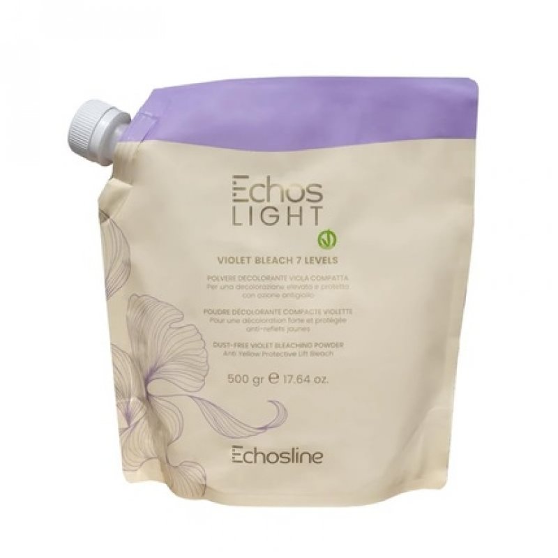 Echosline Echos Light Vegan Violet Bleach Hair Brightening Powder 7 Levels 500g
