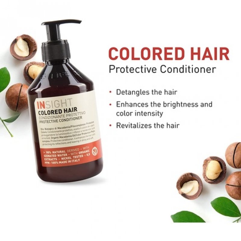 INSIGHT Protective Conditioner 500ml Intensifies Gloss and Color Reflections