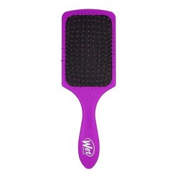 WetBrush Paddle Detangler Eco Friendly Heat Resistant Bristles for All Hairtypes Purple