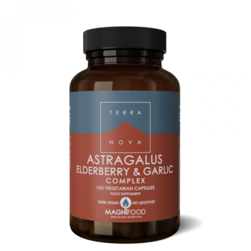 Newfoundland Astragalus, Elderberry & Garlic Complex 100 Capsules